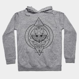 Geometric hamsa Hoodie